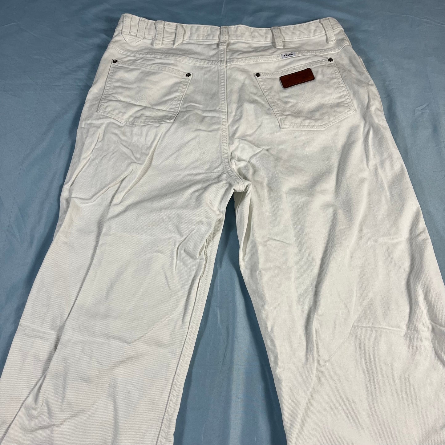 preloved Wrangler x STAUD straight leg jeans - 33x32