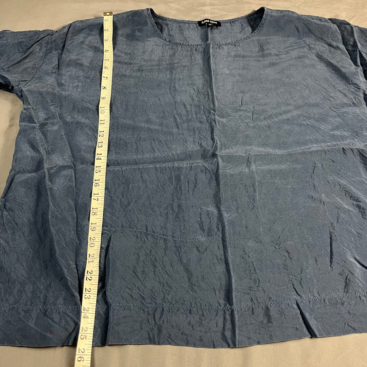 preloved Ilana Kohn archival "Iona" cupro silk top - L/XL