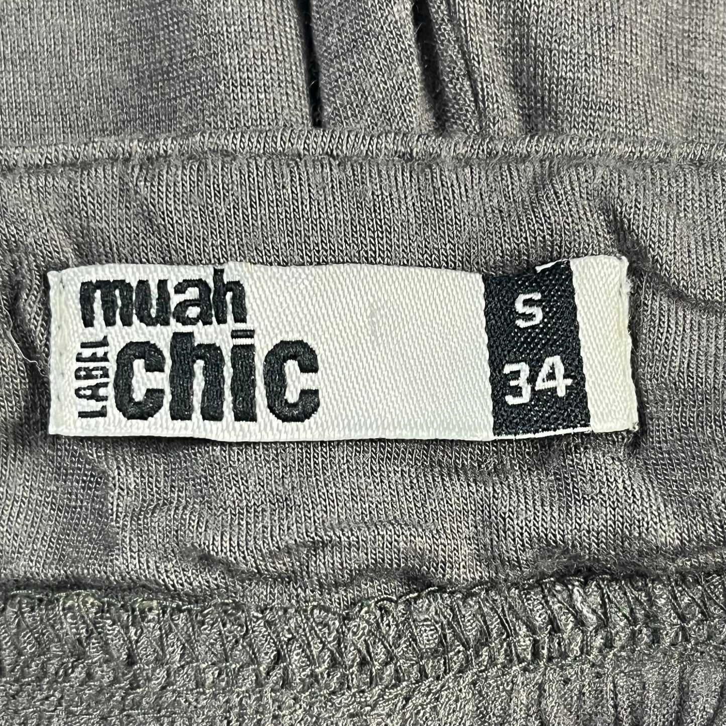 Y2K vintage Muah Chic taupe jersey sequin mini dress - XS/S