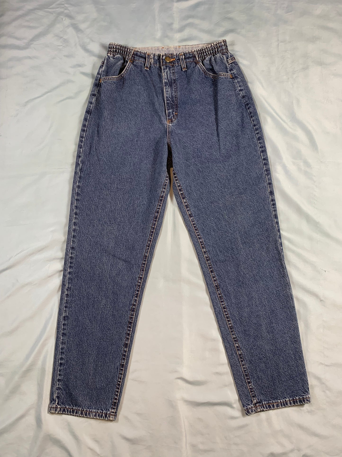 preloved Wrangler elastic waist mom jeans - S/M