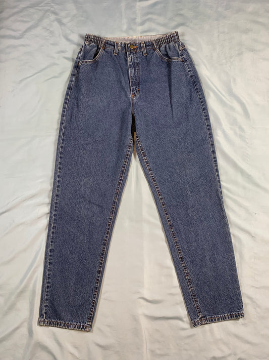 preloved Wrangler elastic waist mom jeans - S/M