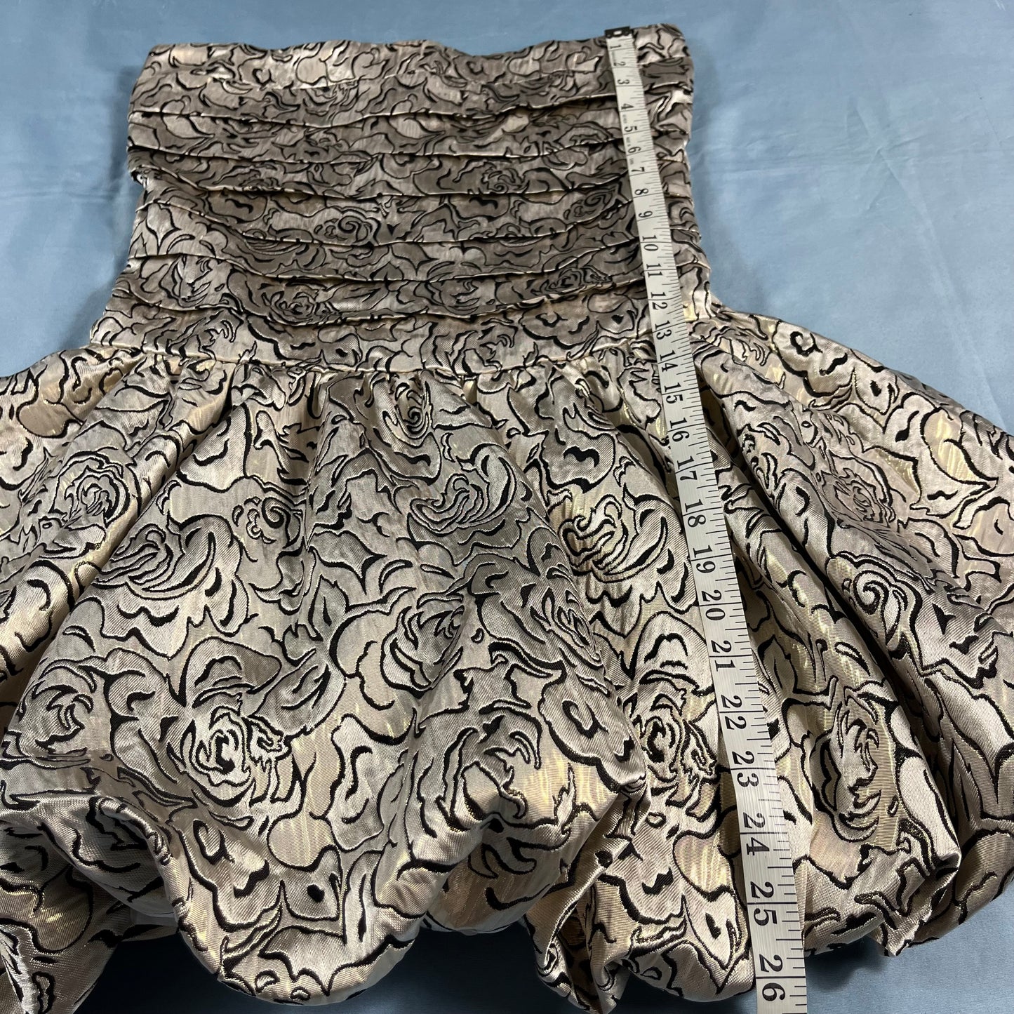 NWT Pants Store metallic floral mini dress - size M/L