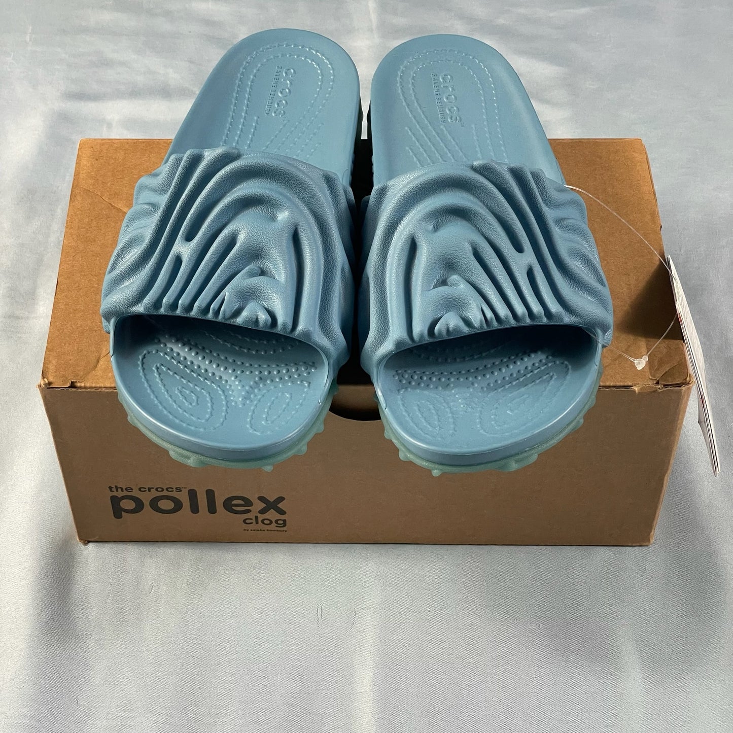 NWT Crocs Pollex slides by Salehe Bembury 'Tashmoo' - size 6W|4M