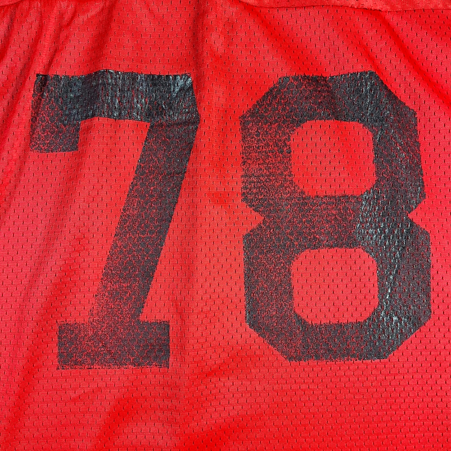 70s VTG Red Fox mesh football jersey 78 - XL/XXL