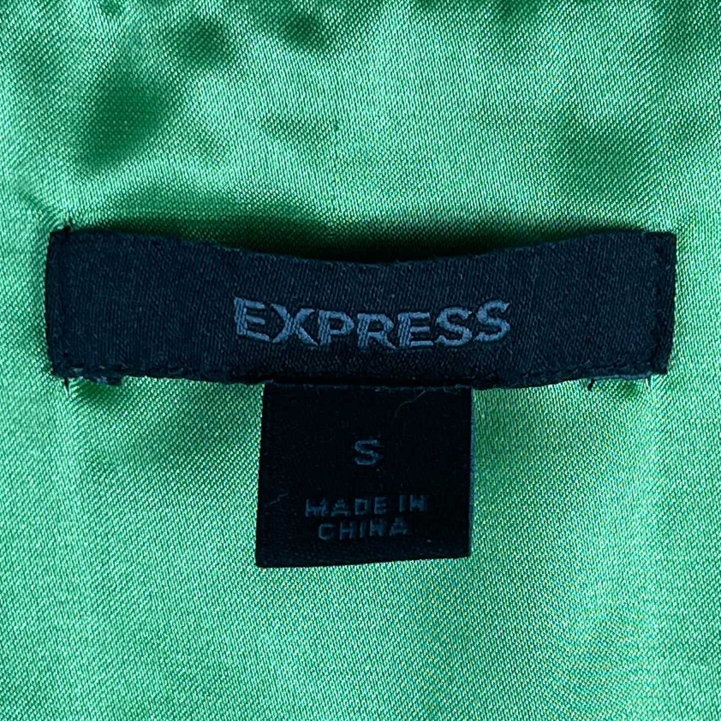 preloved Express embroidered chiffon babydoll blouse - XS/S
