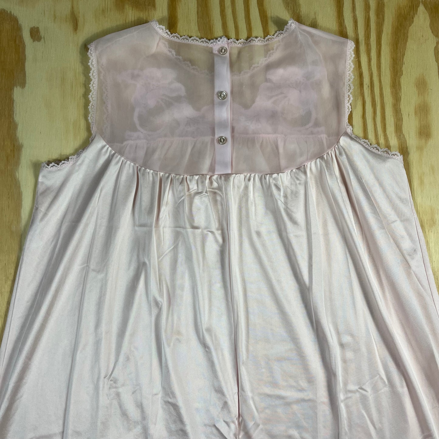 70s VTG Henson Kickernick floral applique peignoir set - M/L