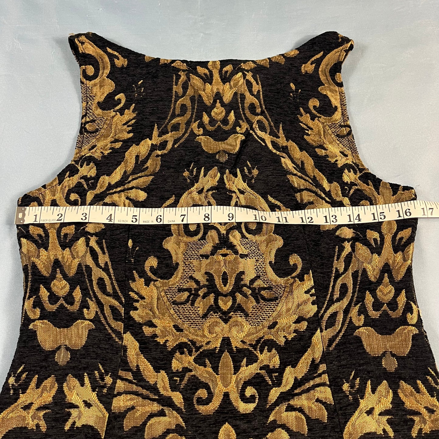 NWT metallic jacquard mini dress - size M/L