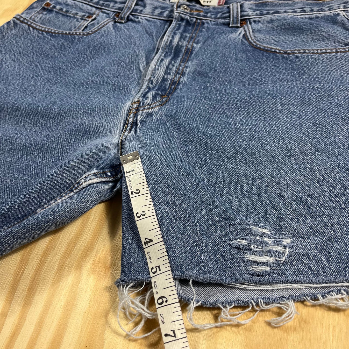 reworked Levi's 505 custom cutoff jorts - 1X/2X