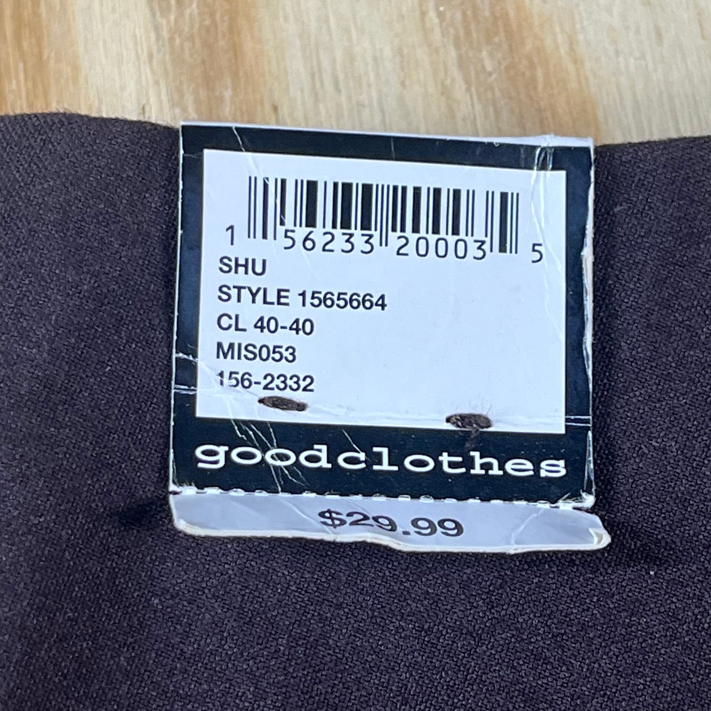 NWT vintage Y2K goodclothes espresso brown stretch cropped trousers - M/L