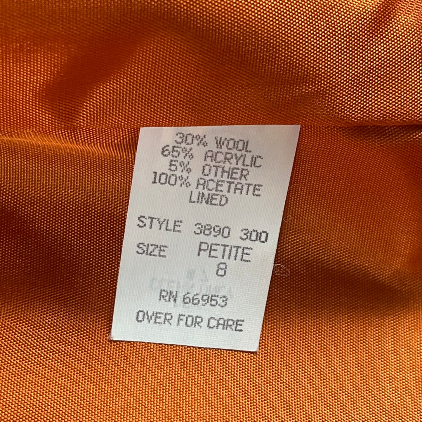 80s VTG Leslie Fay embroidered wool blend cropped jacket - 8P - WM/MXS