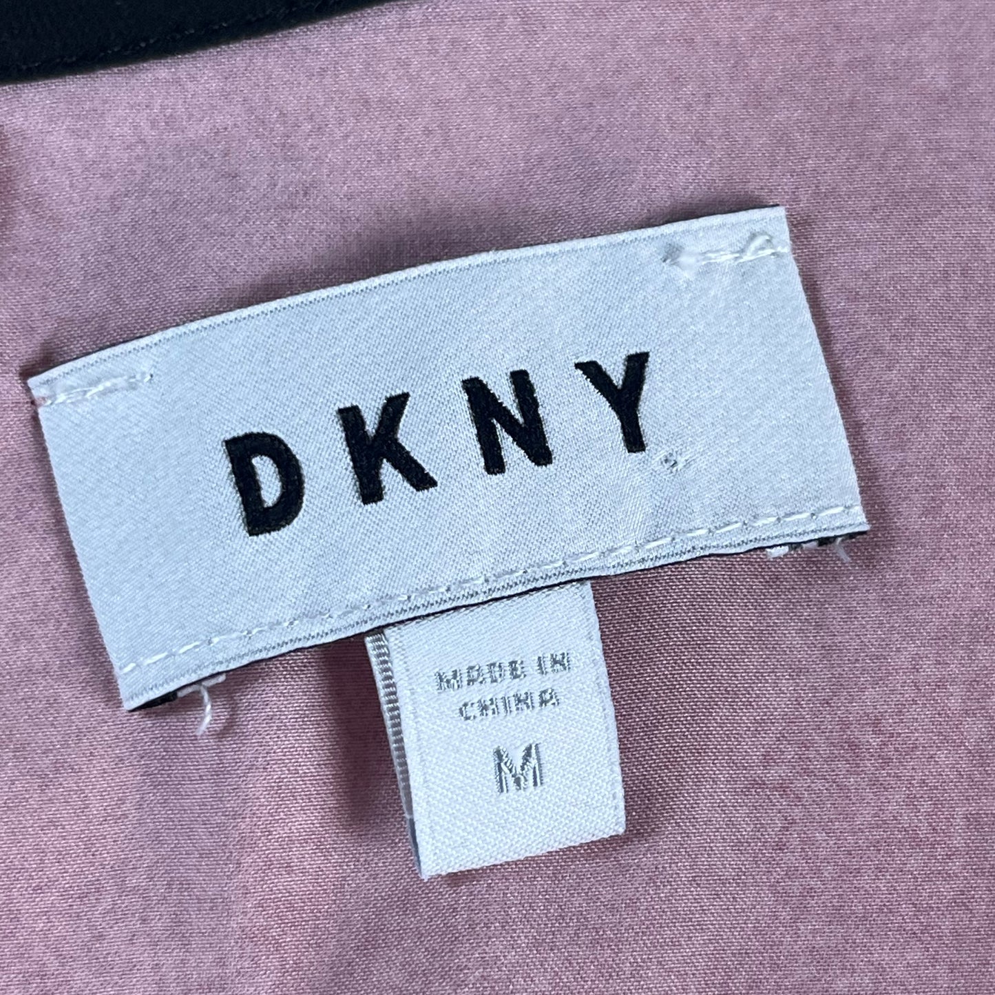 preloved DKNY mauve watercolor satin pleated camisole - S/M