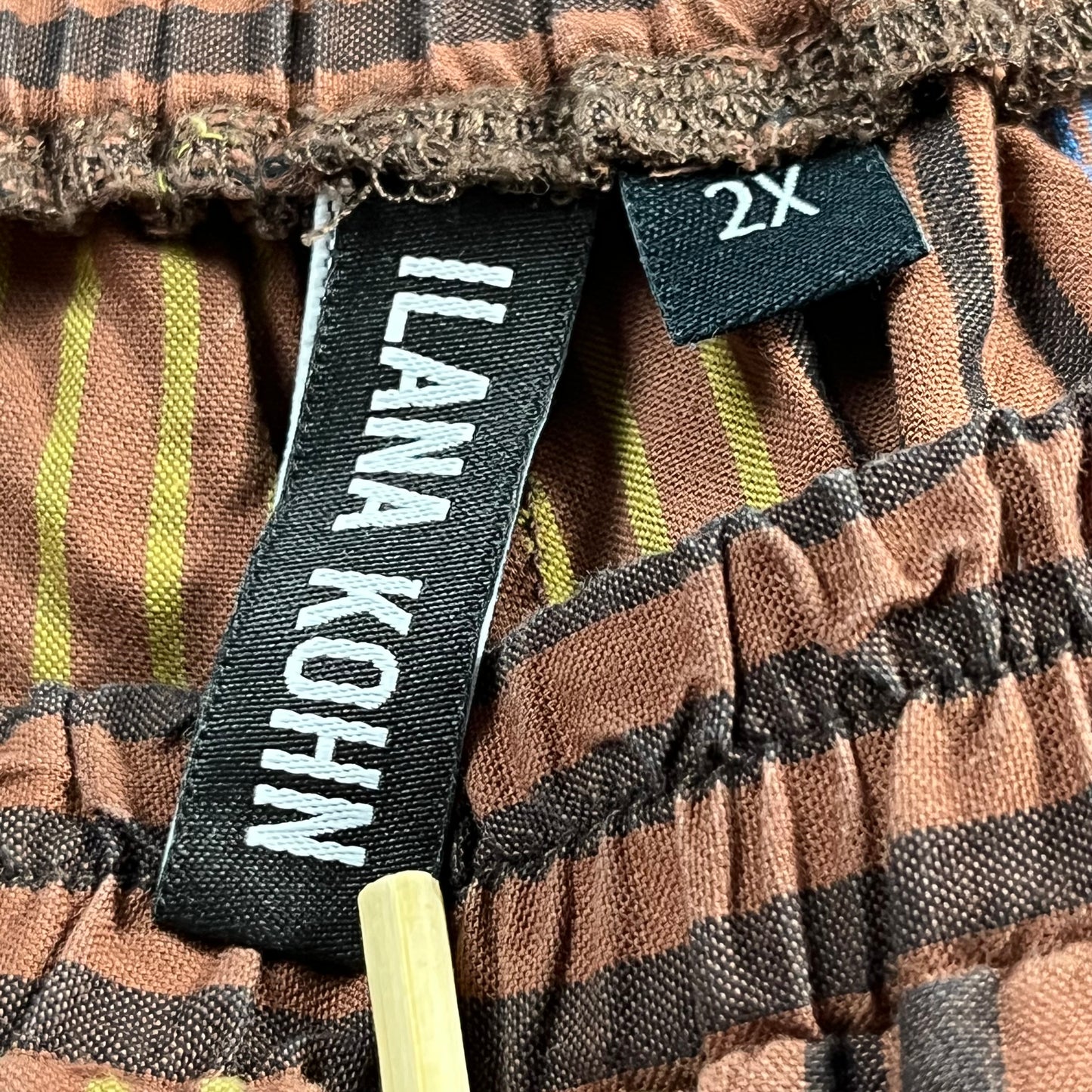 preloved Ilana Kohn archival mixed stripe set - 1X/2X