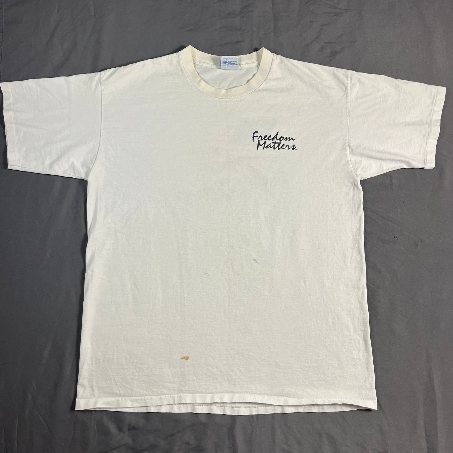 Y2K VTG All Sport Freedom Matters tee - size L/XL