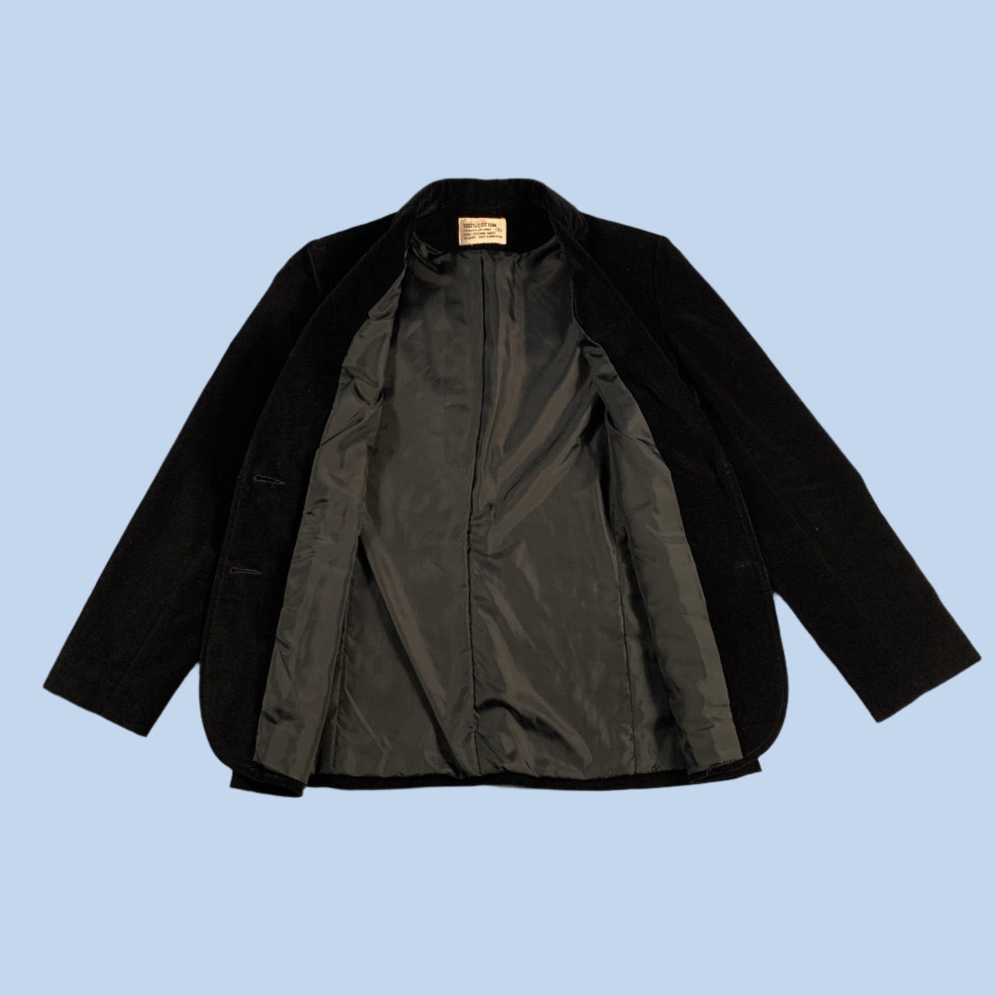 VTG black velvet blazer - size S/M