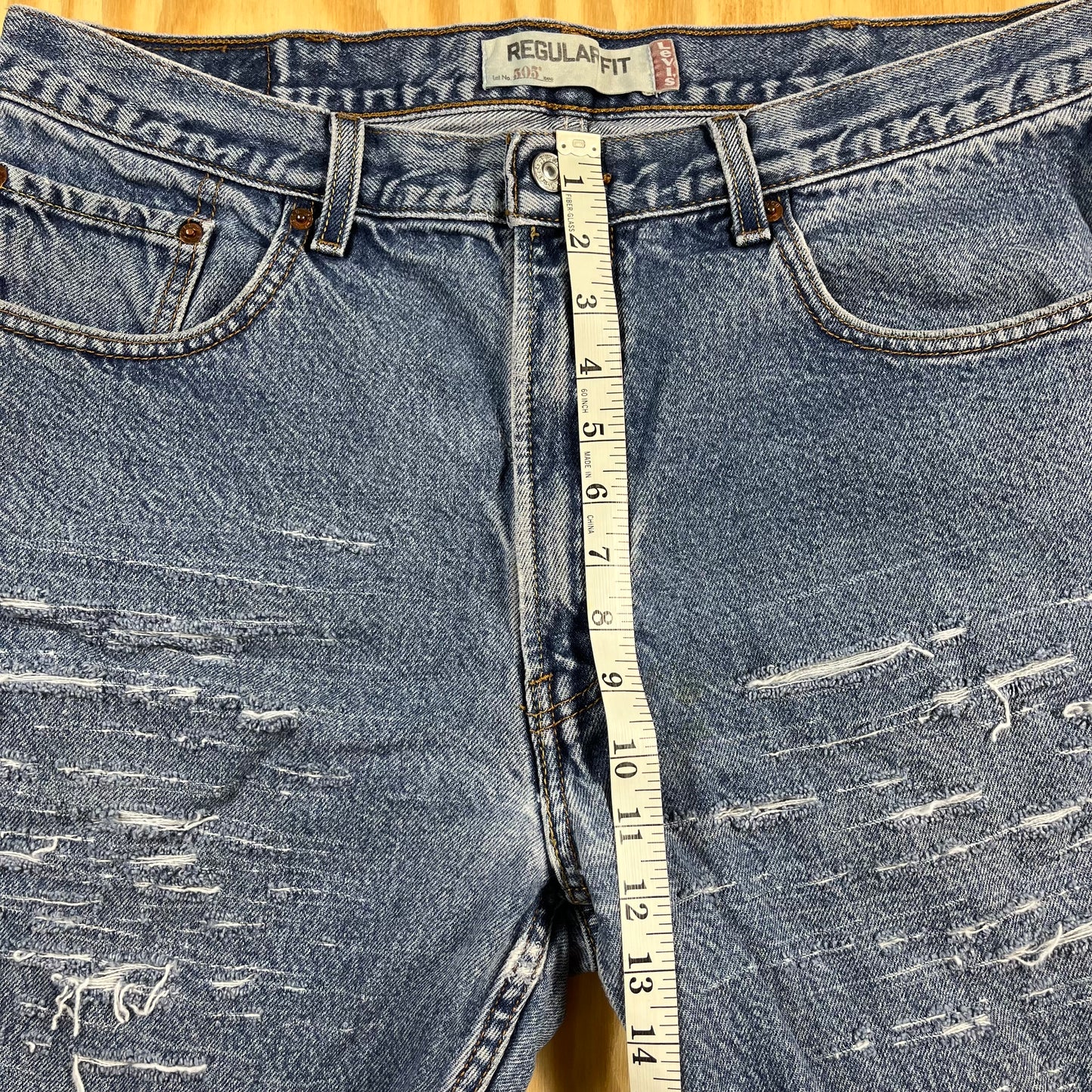 reworked Levi's 505 custom cutoff jorts - 1X/2X