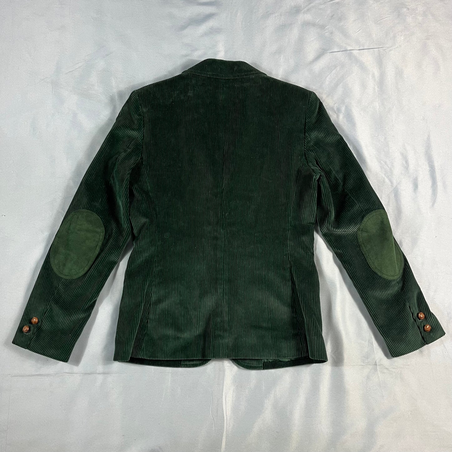 90s VTG Slices green corduroy blazer - size S