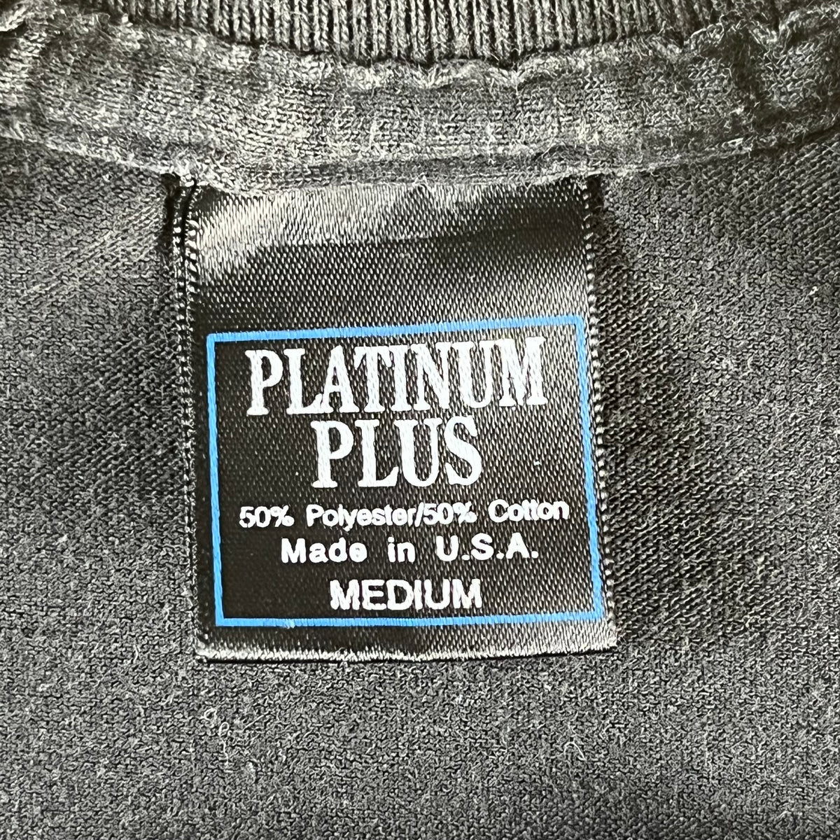 90s VTG Platinum Plus horse graphic tee - S/M