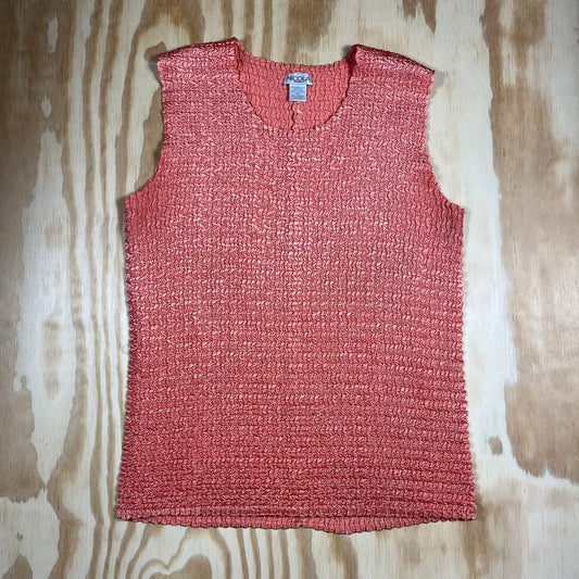 Y2K VTG Nicola Woman crinkle stretch tank - 1X/2X