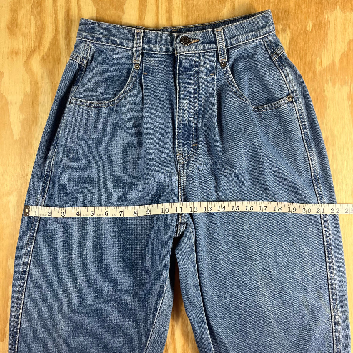 80s VTG Brittania pleated high waist balloon mom jeans - 28x30