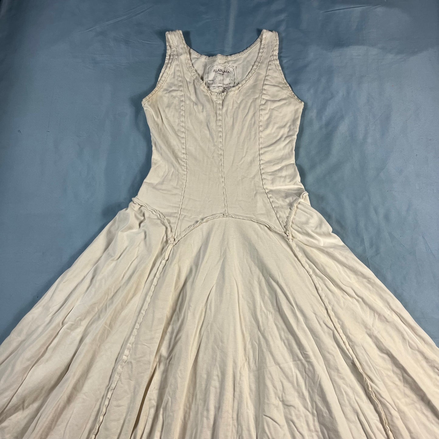 artisan hand-sewn Alabama Chanin “Cynthia” dress - L/XL
