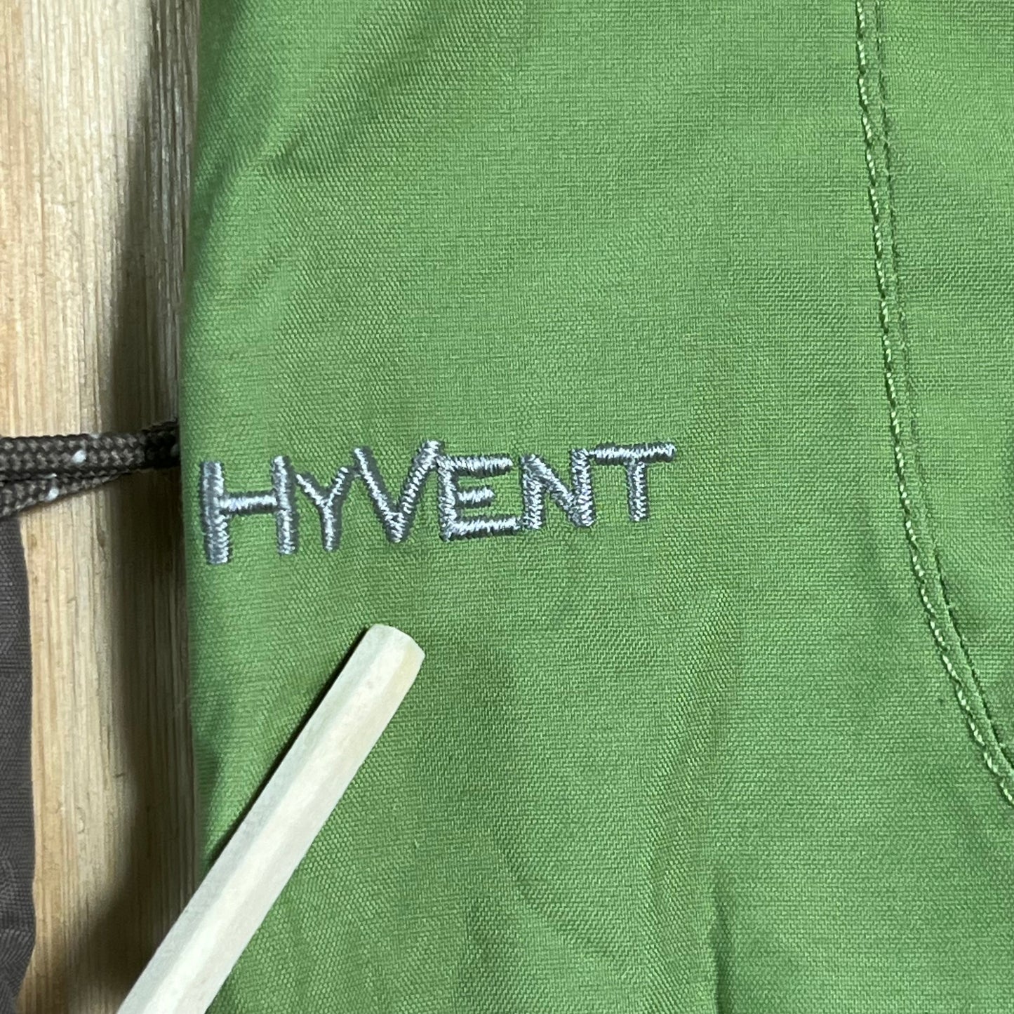 preloved The North Face HyVent leaf green rain jacket - XS/S