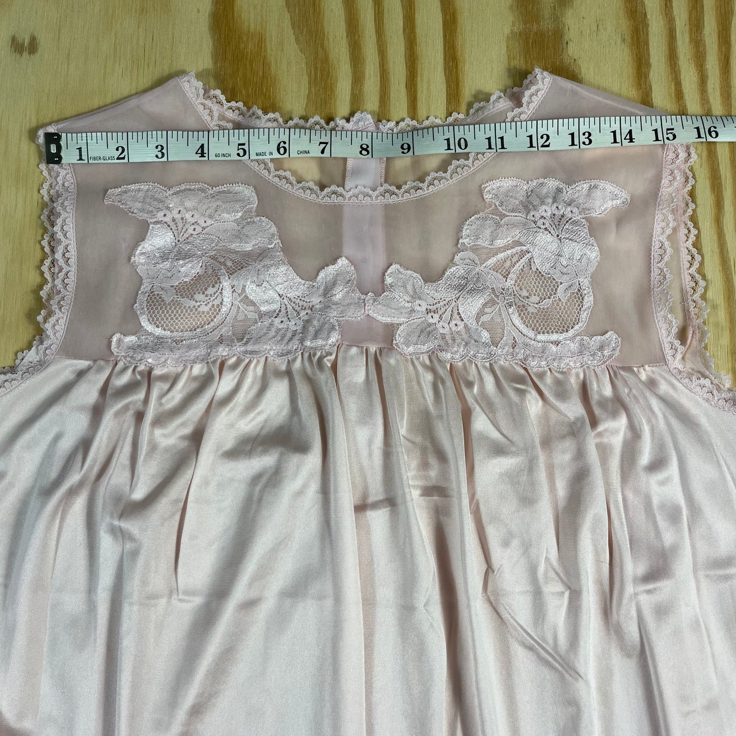 70s VTG Henson Kickernick floral applique peignoir set - M/L