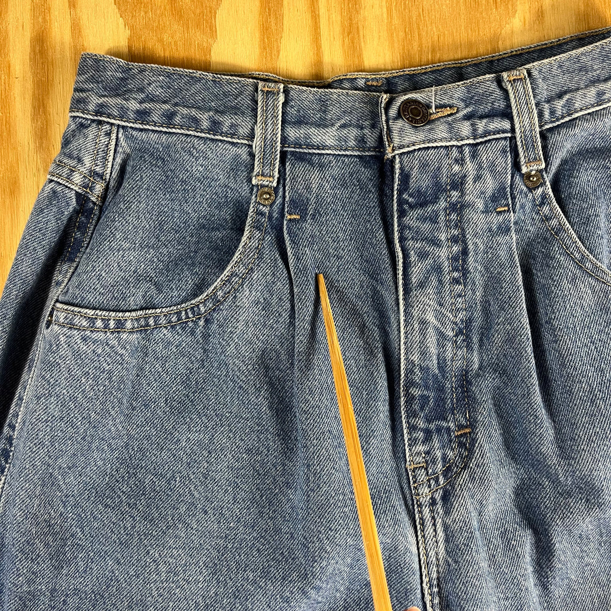 80s VTG Brittania pleated high waist balloon mom jeans - 28x30