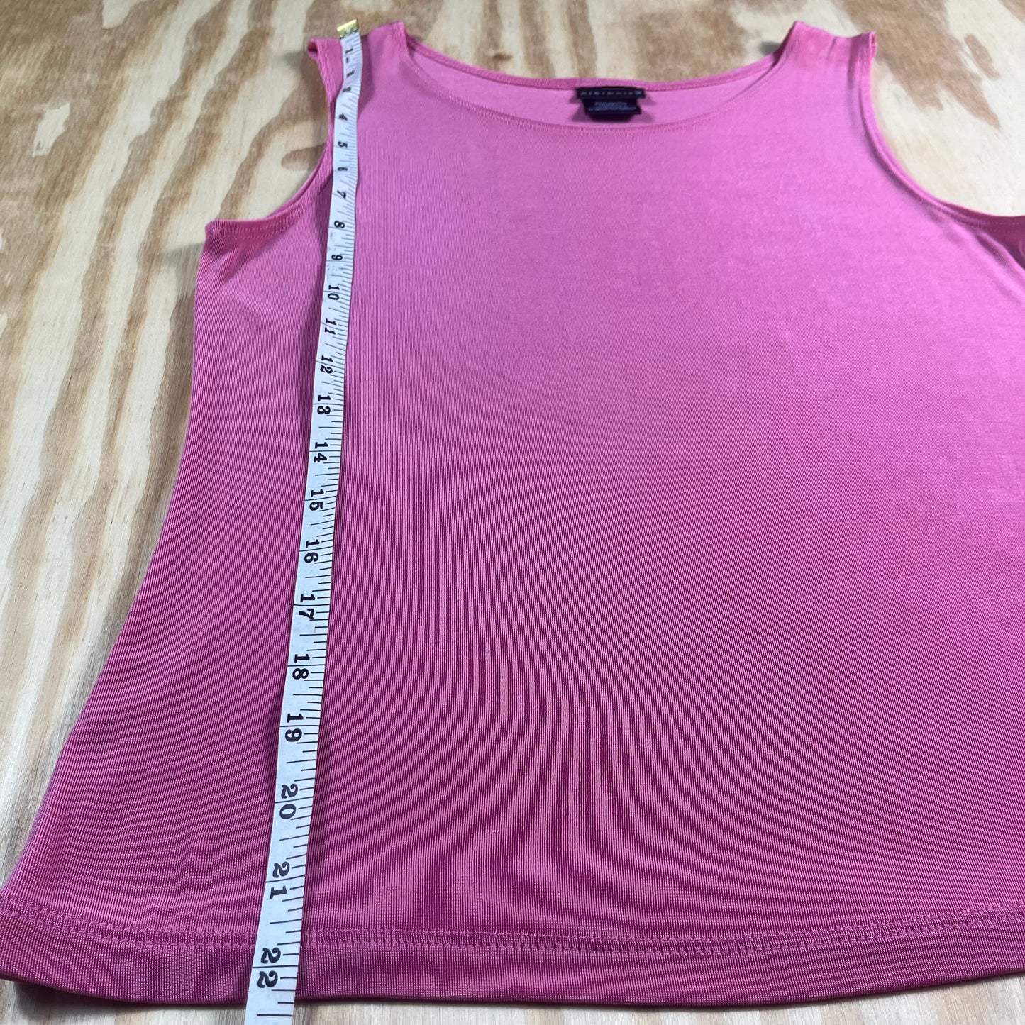 Y2K VTG Citiknits fine rib scoop neck tank top - XS/S