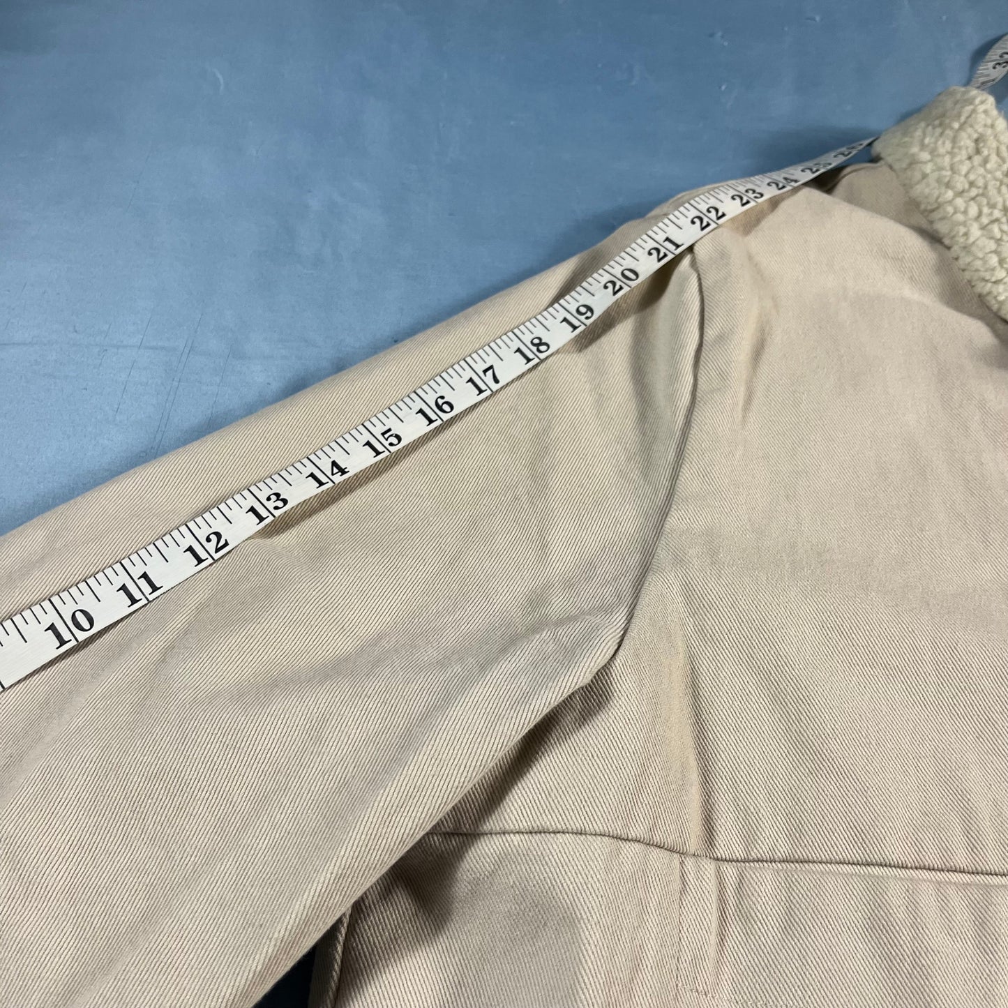 preloved Ilana Kohn archival "Harry" shearling canvas jacket - 1X/2X