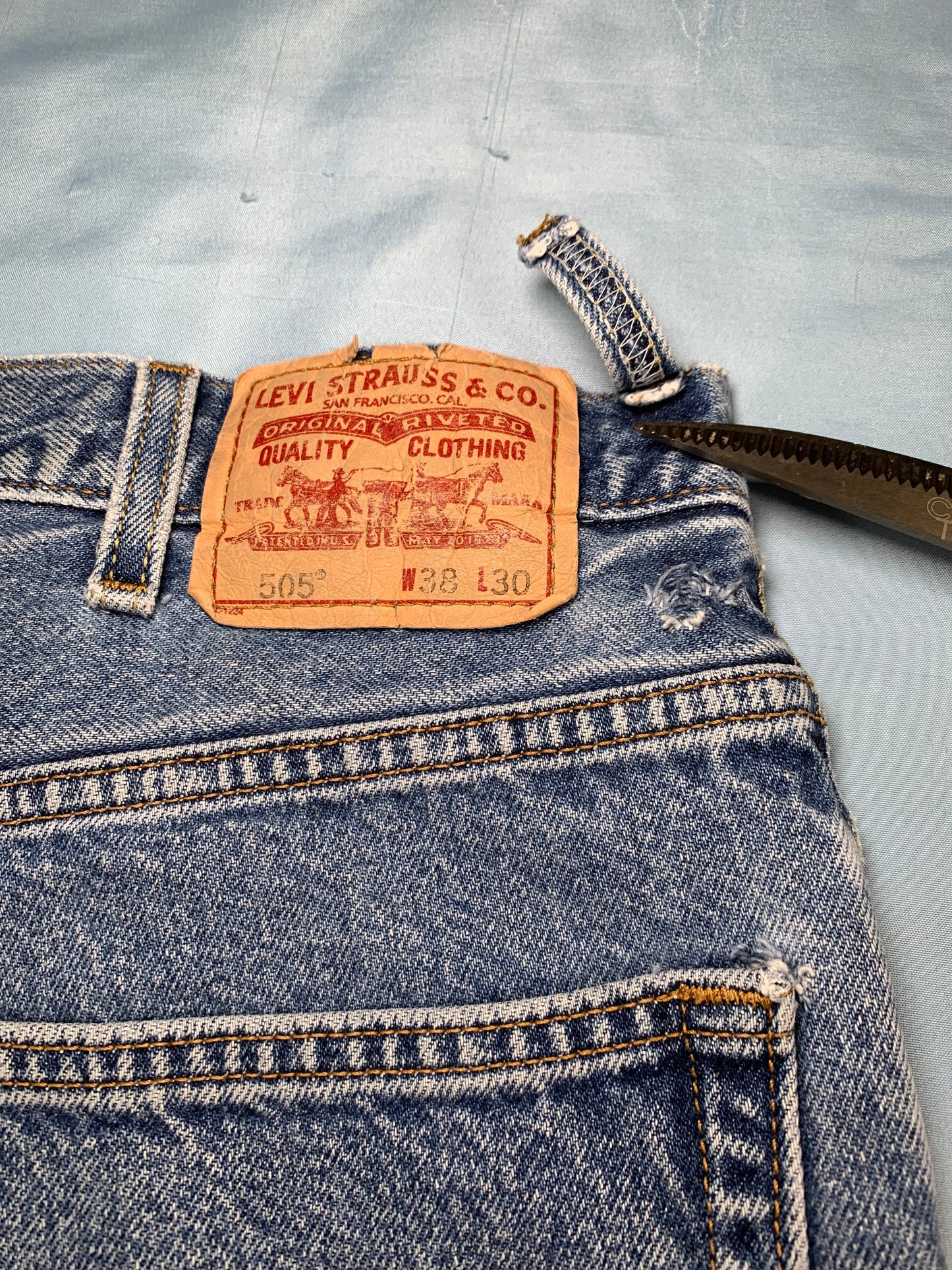 reworked Levi's jorts - M/L