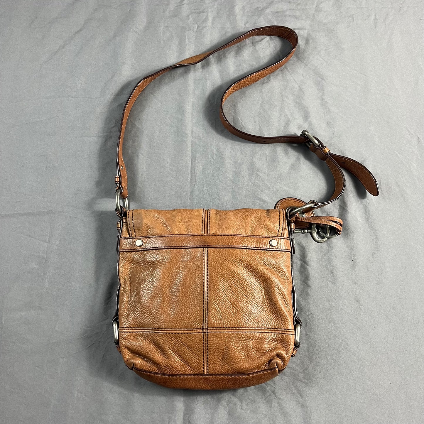 preloved Fossil leather crossbody bag - 0/S
