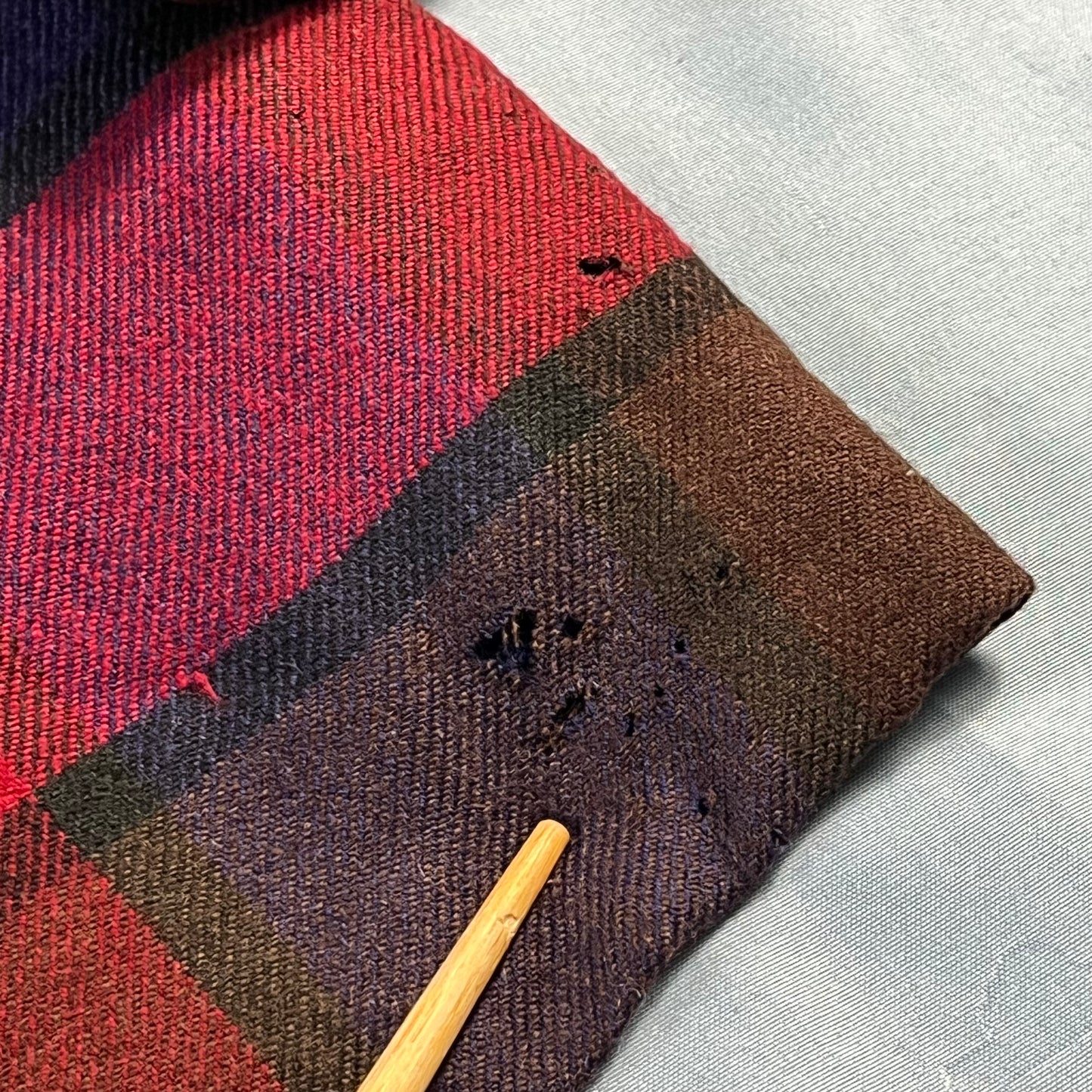 70s 80s VTG plaid blazer - size M/L