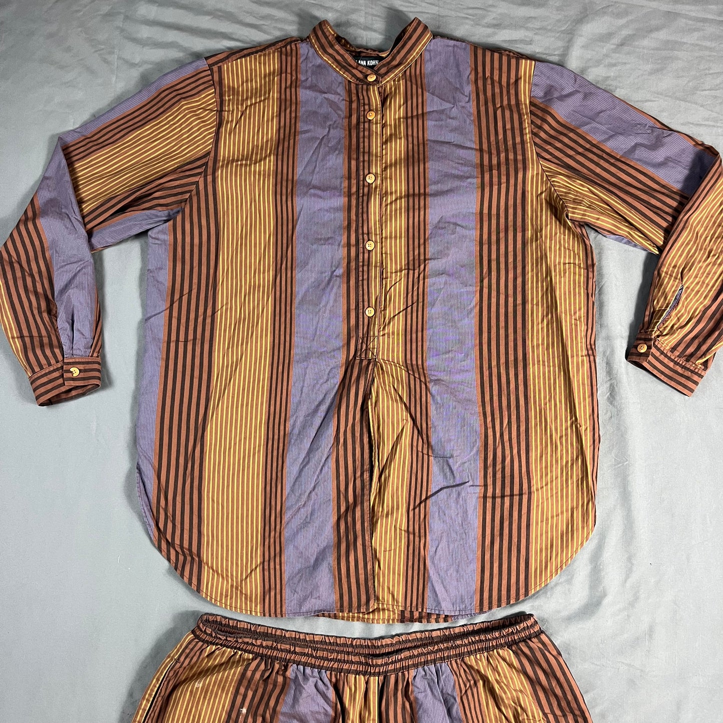 preloved Ilana Kohn archival mixed stripe set - 1X/2X