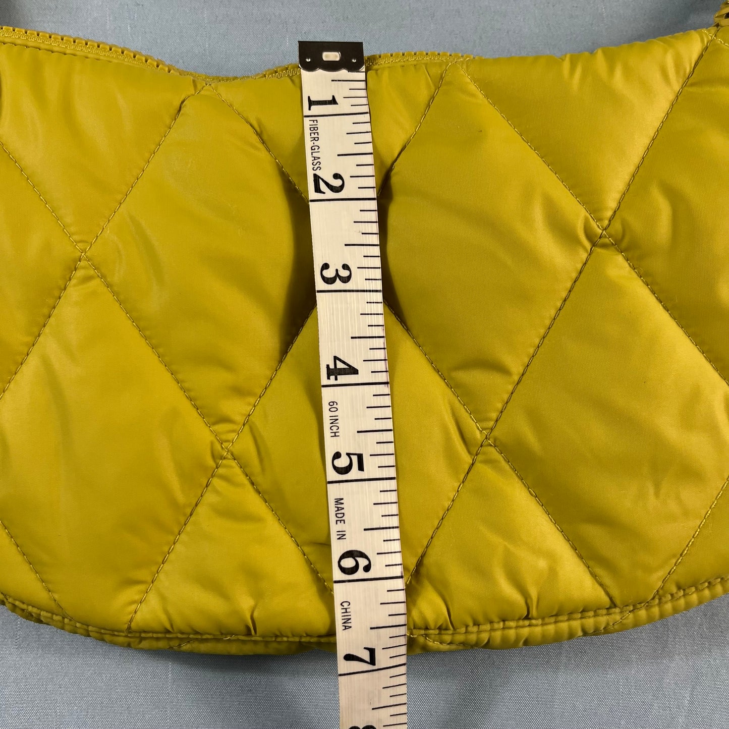 NWT Vera Bradley mustard quilted small crescent bag - O/S