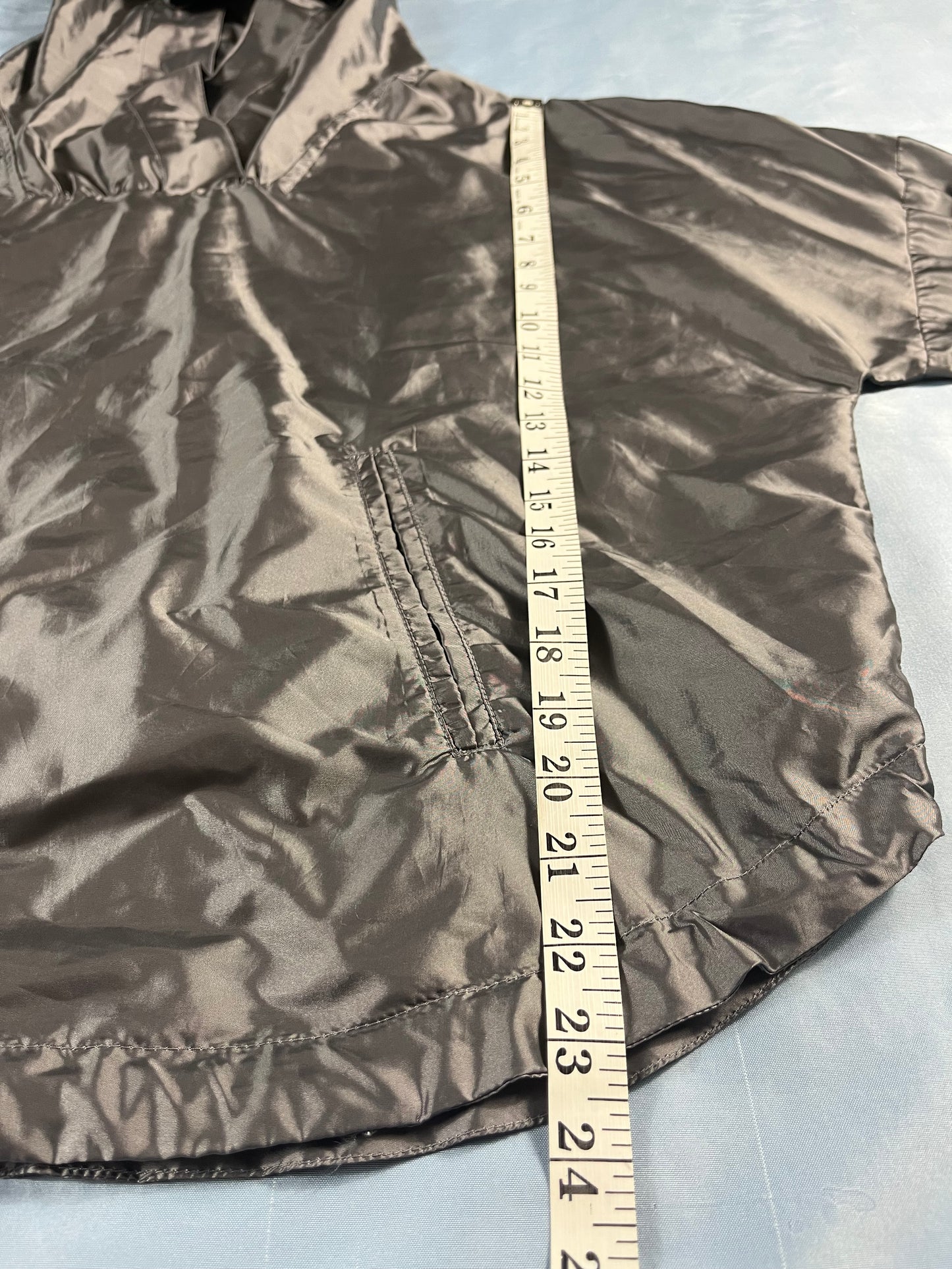 preloved metallic hoodie - S/M