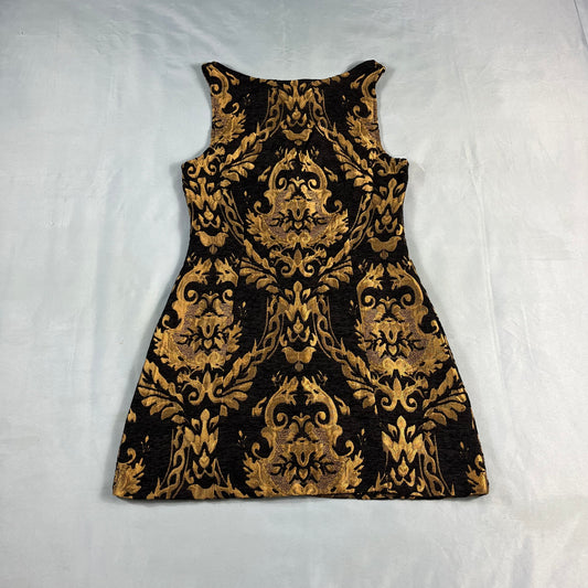 NWT metallic jacquard mini dress - size M/L