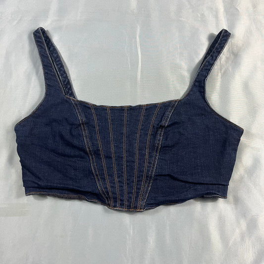 preloved Banana Republic denim bralette - M/L