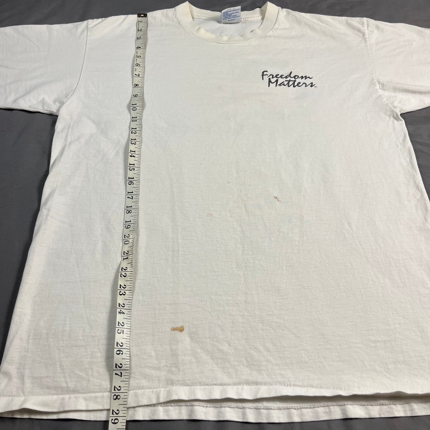 Y2K VTG All Sport Freedom Matters tee - size L/XL