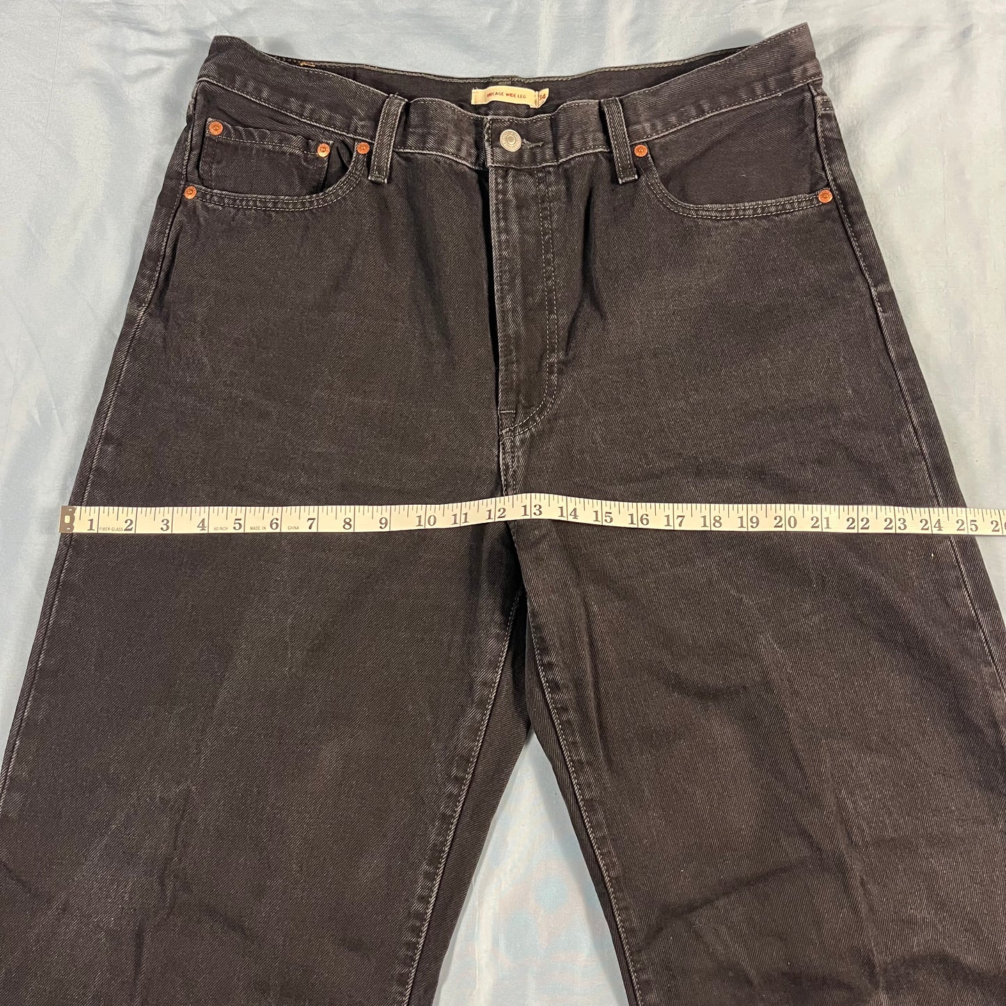 preloved Levi's Premium "Ribcage" wide leg jeans - 34x34