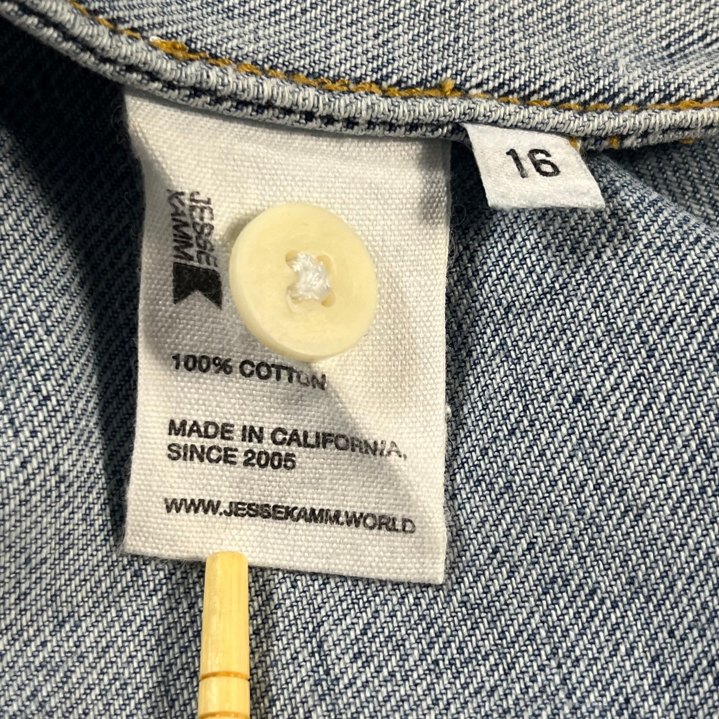 preloved Jesse Kamm "Sailor" wide leg jeans - L/XL