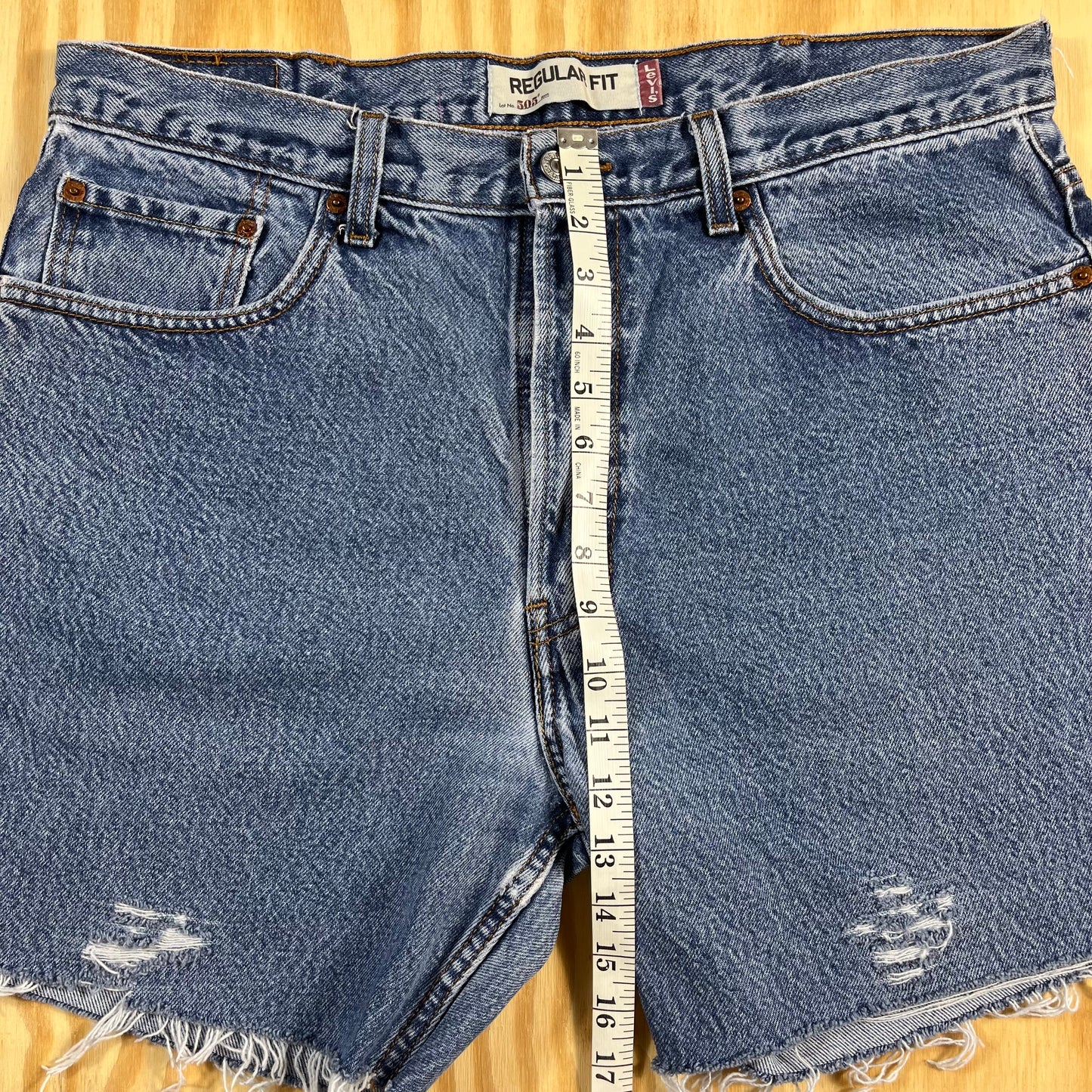 reworked Levi's 505 custom cutoff jorts - 1X/2X
