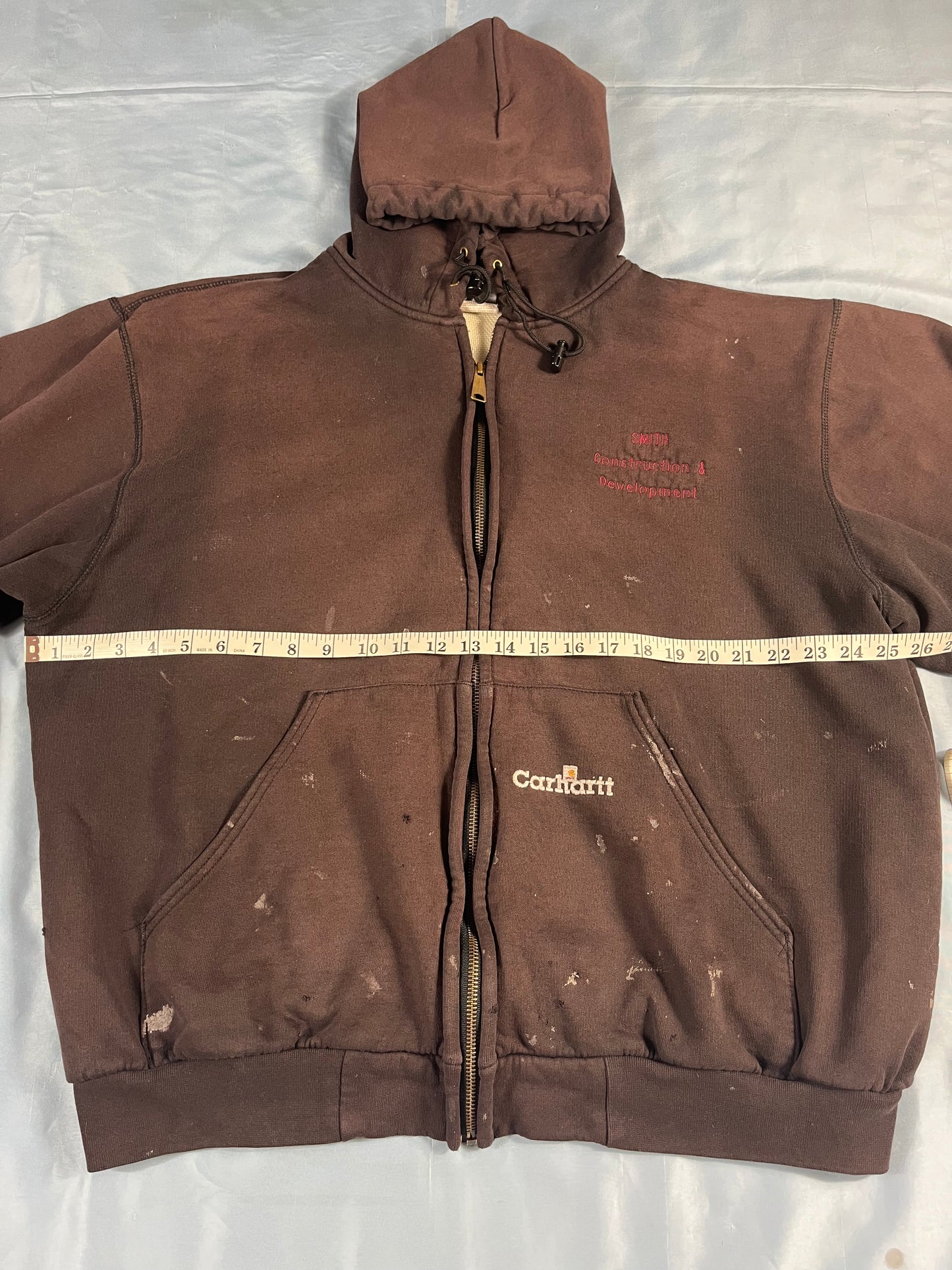 Y2K VTG Carhartt full zip hoodie - L/XL