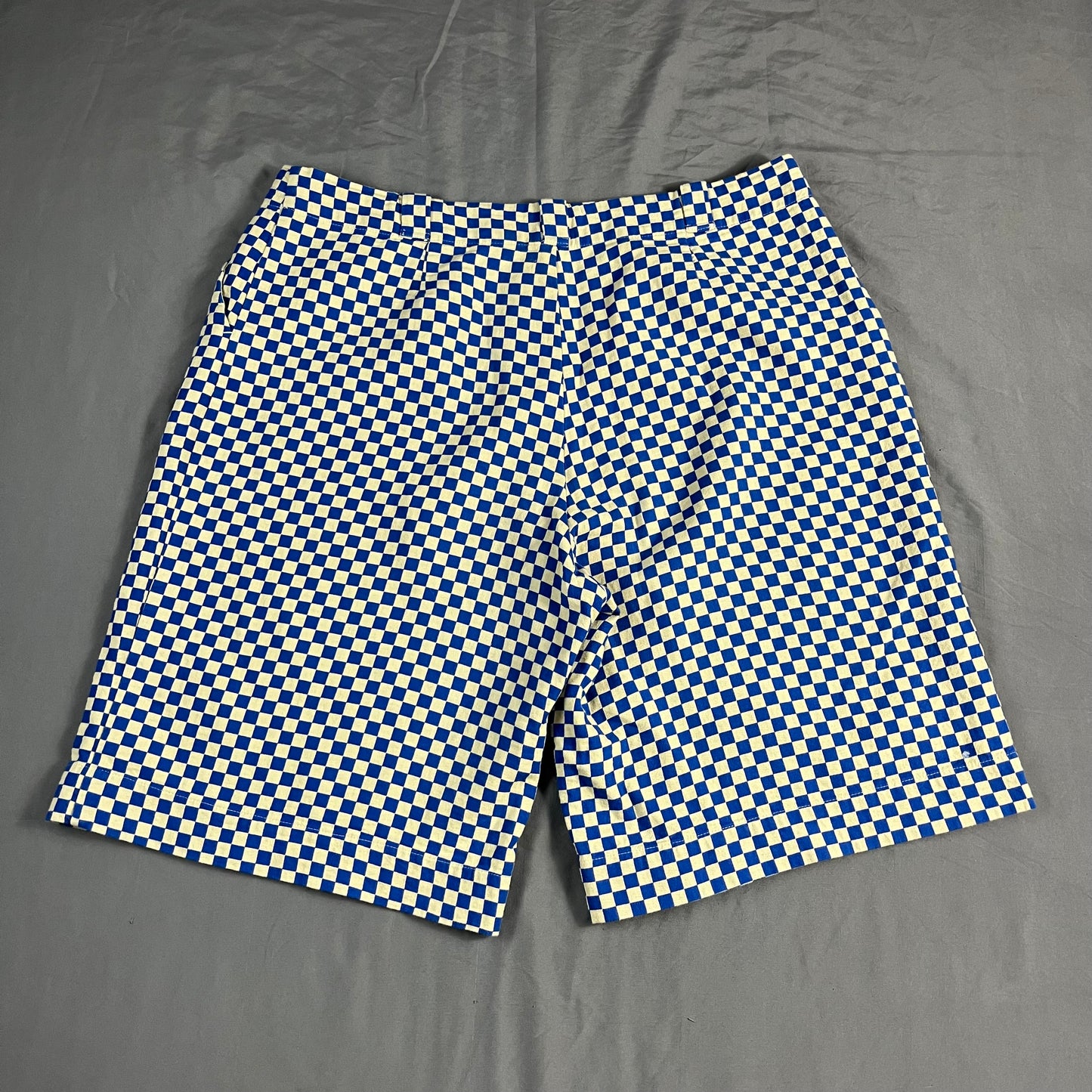 preloved Ilana Kohn archival blue checker shorts - L/XL