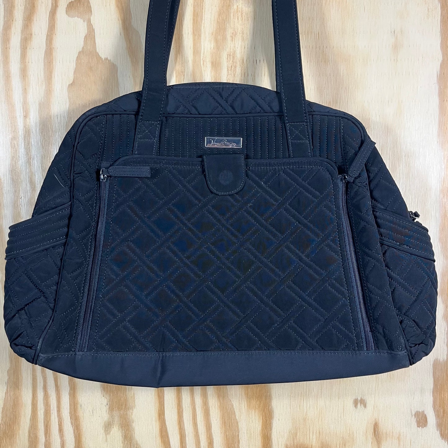 preloved Vera Bradley black microfiber "Stroll Around" bag - O/S