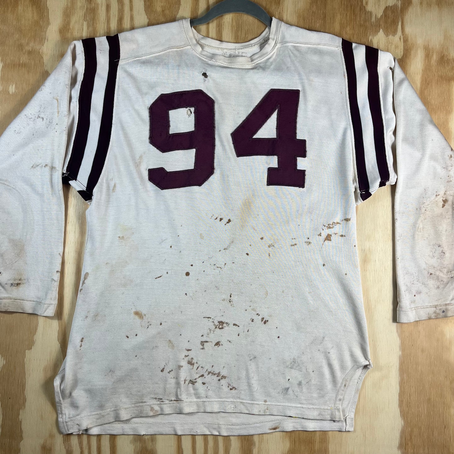 70s VTG thrashed tackle twill football jersey 94 - S/M