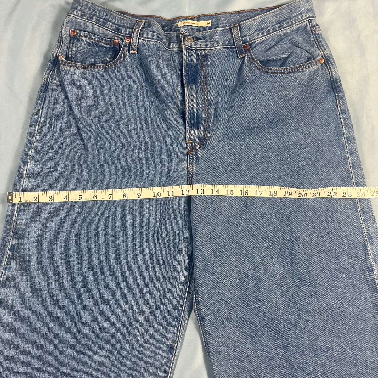 preloved Levi's Premium “Ribcage” wide leg jeans - 34x30