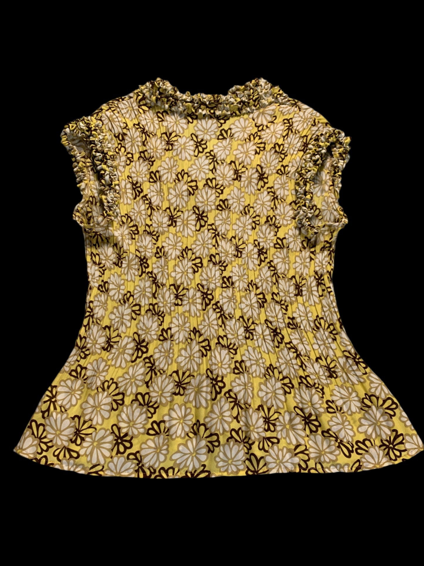 Y2K VTG peplum blouse top - size L
