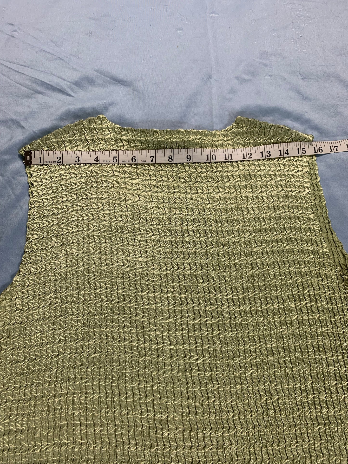 90s Y2K VTG crinkle tank top - size XL