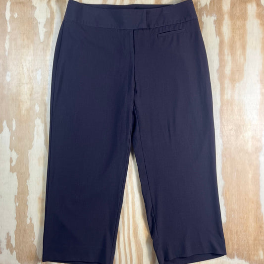 NWT vintage Y2K goodclothes espresso brown stretch cropped trousers - M/L