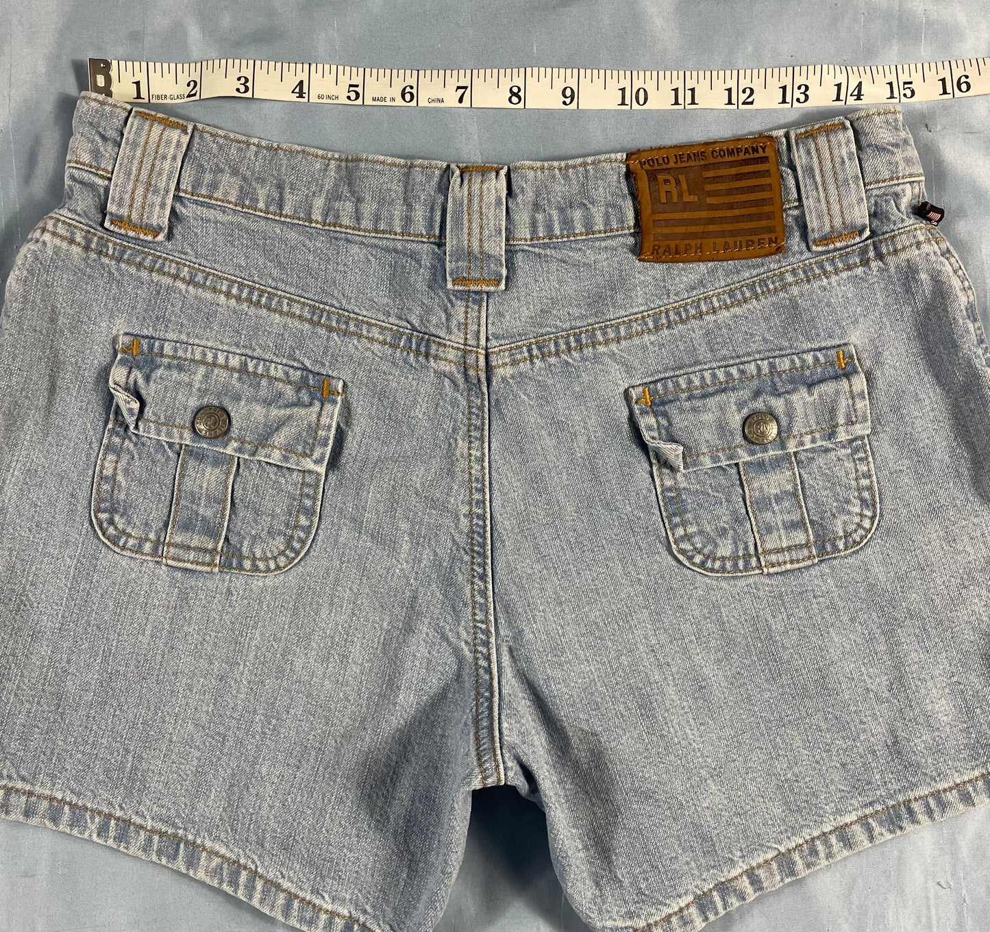 Y2K VTG Ralph Lauren patch pocket jorts - S/M